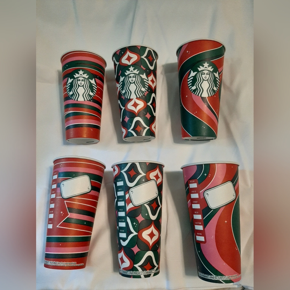 Brand New DISCONTINUED Holiday 2023 Disposable Cups
